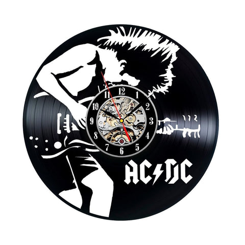 AC DC Rock Band Wall Clock